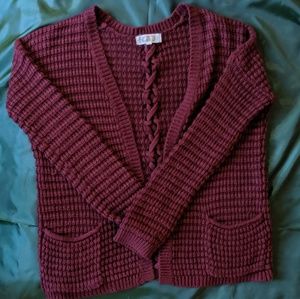 Maroon Knit Sweater
